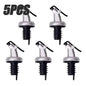 1/3/5-Pack Leak-Proof Oil Bottle Pourer Stopper – Locking Nozzle for Oil, Vinegar, Wine & Liquor