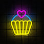 Dessert Series Led Neon Signs, Used For Wall Art Decor, Bakery, Coffee Shop, Shop, Kitchen, Ice Cream Shop Business Wall Lamp.