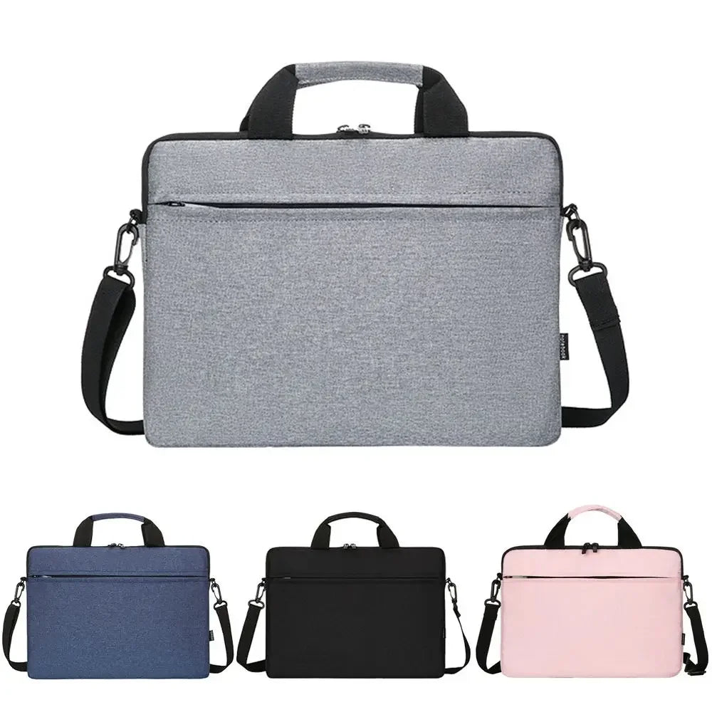 Padded Water-Resistant Laptop Sleeve 13–15.6 Inch with Shoulder Strap
