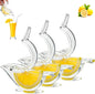 1/2/3-Pack Mini Portable Bird-Shaped Citrus Juicer – Handheld Lemon & Orange Squeezer, Transparent Acrylic