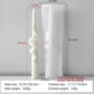 Geometric Spiral Long Rod Silicone Candle Mold for Handmade Aroma Candles & DIY Candle Making Supplies