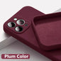 Solid Silicone Phone Case For IPhone 16 & 17