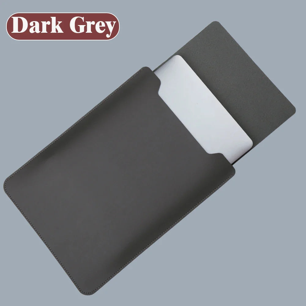 PU Laptop Sleeve 11–16 Inch — Slim Protective Notebook Case
