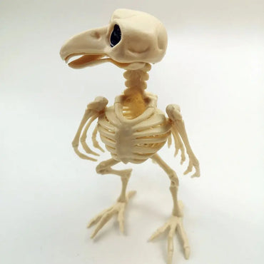Halloween Decoration Plastic Halloween Prop Skeleton Raven Crow Skeleton Animal Skeleton Bones Decoration