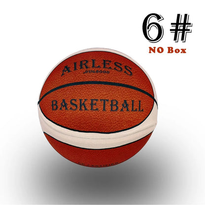 Silent Indoor Basketball with Fabric Cover — Sizes 5/6/7 Training Ball