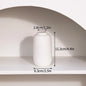 White Ceramic Bud Vase Nordic Matte Decorative Vase for Home Living Room Tabletop Flower Arrangements Photo Props