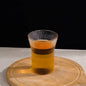 Japanese-Style Glass Coffee Mug with Walnut Sleeve – Kawaii Transparent Tea & Beer Cup