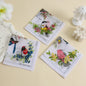 6-Pack 100% Cotton Women's Handkerchiefs, Animal Print, Multi-Use Pocket Scarves & Wedding Favors