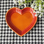 Heart-Shaped Ceramic Pet Bowl 12 cm (4.7 in) – Wide Anti-Vomiting Design for Small Cats & Dogs