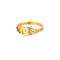 Fashion Hollow Initial Letter Heart Rings For Women Gold Color Stainless Steel A-Z Letter Ring Aesthetic Wedding Jewelry Gift