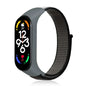Nylon Loop Replacement Strap for Smart Fitness Tracker – Soft Adjustable Breathable Woven Wristband