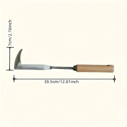 L-Shaped Handheld Garden Weeder Puller – Manual Crack Weed Extractor for Bonsai & Plants