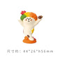 Spring-flowering Scene Decorate Home Decoration Garden Farm Scene Series Bookshelf Decoration Set Children's Toy Doll Ornaments