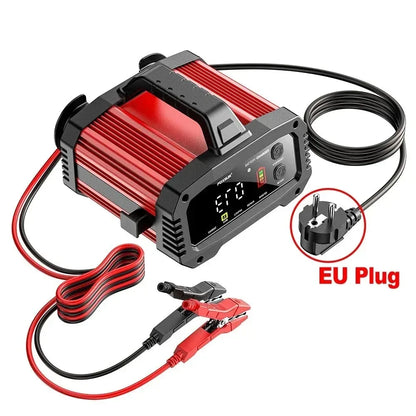 12V/24V Smart Battery Charger, 25A/15A for Lead-Acid & LiFePO4