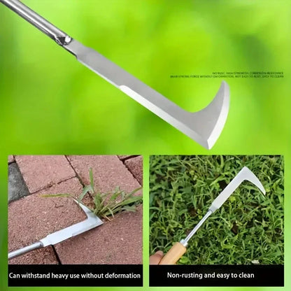 L-Shaped Handheld Garden Weeder Puller – Manual Crack Weed Extractor for Bonsai & Plants