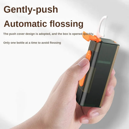 20PCS Dental Floss Dispenser Containing 10Pcs Floss Dental Floss Storage Box Auto Refillable Oral Hygiene Care Floss Pick