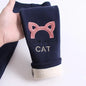 Girls Winter Fleece Leggings - Thick Plus Velvet Warm Pencil Pants for Ages 7-13