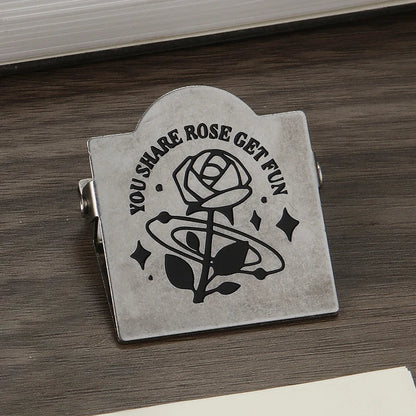 1PCS Retro Metal Binder Clips Foldback Notes Letter File Paper Clip Binding Securing Clips Office School Stationery 40mm