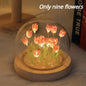 LED DIY Handmade Mini Tulip Night Light Materials Cute Home Decor Birthday Gift For Girl Family Friend Child Christmas Ornament