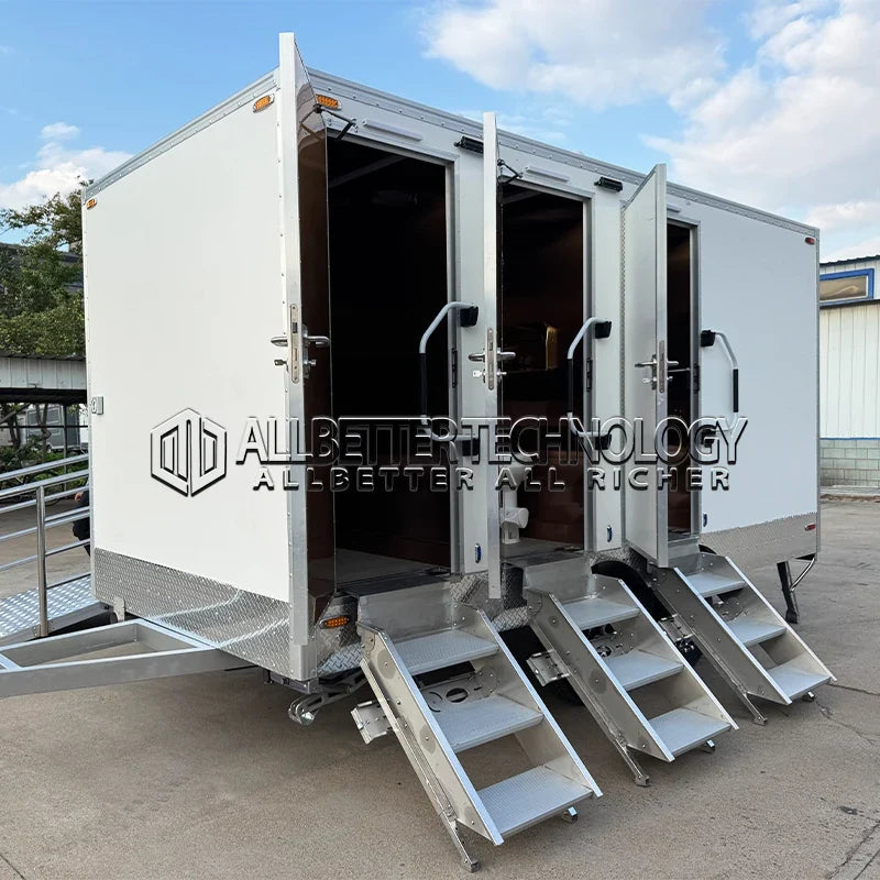 Allbetter Luxury Event Mobile Portable Camp Toilet Restroom Trailers
