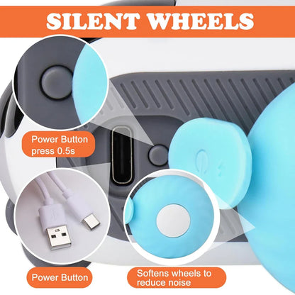 Automatic Smart Cat Toy Car — 2-Mode Remote Control Interactive Moving Toy for Cats & Small Dogs
