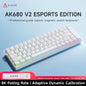 68‑Key 60% Magnetic Switch Mechanical Gaming Keyboard – Hot‑Swappable, 0.01mm Rapid Trigger, RGB Backlight, Wired USB