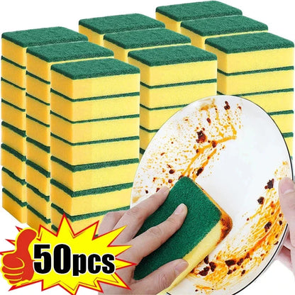 Double-Sided Magic Cleaning Sponge – Rust & Stain Remover for Kitchen