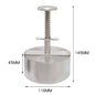 304 Stainless Steel Hamburger Meat Press Patty Maker Round Non-Stick Thickness Adjusted outdoor picnic Kitchen Beef Rice BBQTool