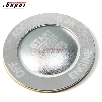 Aluminum Steering Wheel Button Trim Cover - Push Start/Stop Interior Accent for Charger Challenger RAM Durango