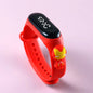 Kids LED Touch Sports Watch – Silicone Digital Bracelet, 45mm Waterproof (5ATM) Cartoon Character Design for Girls & Boys