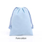 Cotton Drawstring Canvas Bags - White Reusable Gift & Storage Pouches for Candy, Jewelry, Travel and Home Organization