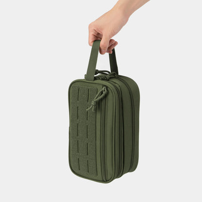 ReFire Gear Tactical Toiletry Bag - Multi-Compartment Hanging Dopp Kit with MOLLE Attachment, Unisex, 5 Colors