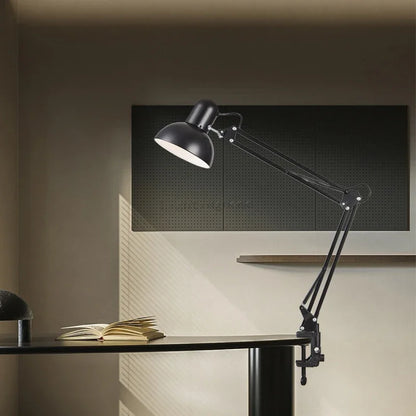 LED Eye Protection Table Lamp Long Arm Folding Clip Lamp Learning Nail Art Embroidery Shooting Work Fill Light Desk Lamp