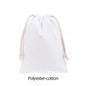 Cotton Drawstring Canvas Bags - White Reusable Gift & Storage Pouches for Candy, Jewelry, Travel and Home Organization