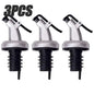 1/3/5-Pack Leak-Proof Oil Bottle Pourer Stopper – Locking Nozzle for Oil, Vinegar, Wine & Liquor