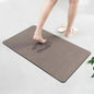 Summer Simple Solid Colour Diatomite Floor Mat Non-Slip Kitchen Entrance Bathroom Bathroom Carpet Home Decoration
