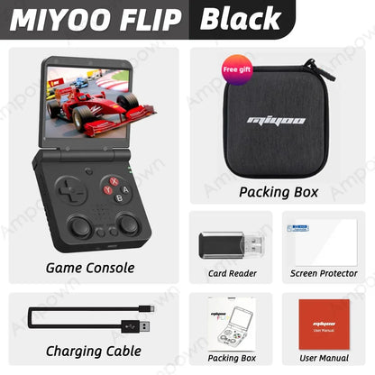3.5-inch (8.9 cm) IPS Retro Handheld Game Console - Linux OS, 5000+ Games, Mini HDMI, 3000mAh Battery