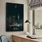 Modern New York City Manhattan Night View Lanscape Art Poste Poster HD Posters Home Room Bar Cafe Decor Art Wall Painting
