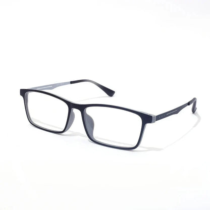 Super Light Rubber Titanium Glasses – Square Prescription Frame Unisex