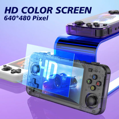 Retro Handheld Gaming Console - Open-Source Linux, 3.5-inch (8.9 cm) IPS Screen, 64GB, 15,000+ Classic Games, Portable