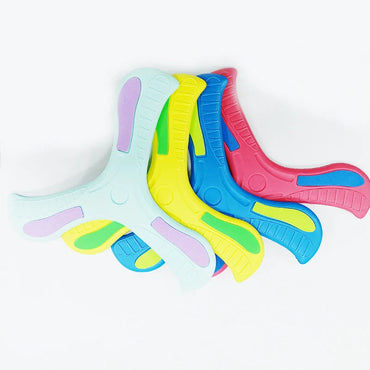 Three-Leaf EVA Foam Boomerang – 9×9 in (22×22 cm) Flying Toy for Kids & Adults, Outdoor Family Game