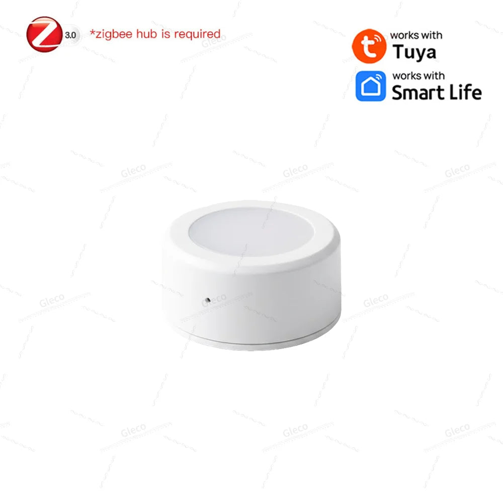 Zigbee Light Sensor Detector Lux Meter Brightness Monitor Support Zigbee2MQTT Smart Life TUYA APP Remote Work With Zigbee Hub