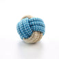 Candy-Colored Cotton Rope Ball Chew Toy for Dogs & Cats — Durable Tug & Fetch Pet Toy
