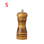Oak Wood Manual Pepper Grinder – 5-inch (12.7 cm), 8-inch (20.3 cm), 10-inch (25.4 cm) Salt & Pepper Mill, Manual Spice Grinder