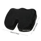 U-Shaped Memory Foam Seat Cushion – Breathable Wave Massage Cushion for Coccyx & Buttock Pressure Relief (45×36×6 cm / 17.7×14.2×2.4 in)