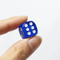 10PCS/Lot Filleted Corner Dice Colorful Transparent Acrylic 6 Sided Dice  Club/Party/Family Games