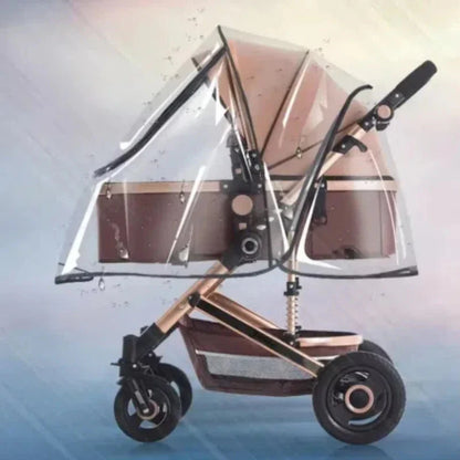 Universal Waterproof Rain Cover for Prams Transparent Dust Cover