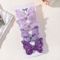 4Pcs Candy Colored Hair Clips for Girls Cute Double-Layered Bows