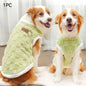 Flannel Dog Sweater Winter Warm Pet Coat – Fits 1.5–25 kg (3–55 lb) – Puppy to Large Dog Pullover Vest