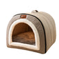 Self-Warming Pet Bed Cozy Cave Cat & Puppy House Indoor Sleeping Tent Nest for Small to Medium Dogs and Cats